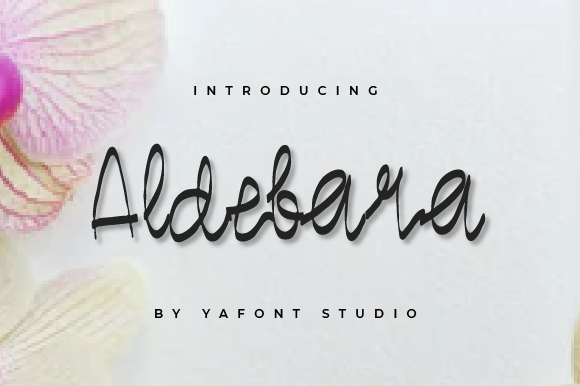 Aldebara: A Quirky Handwritten Typeface for Editorial Charm
