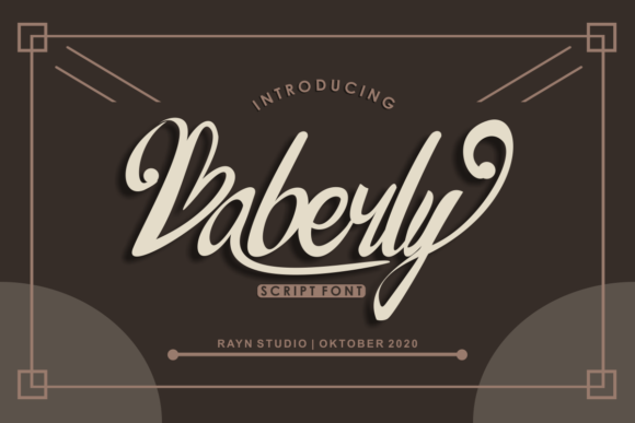 Baberly: A Vintage Script Font for Authentic Branding