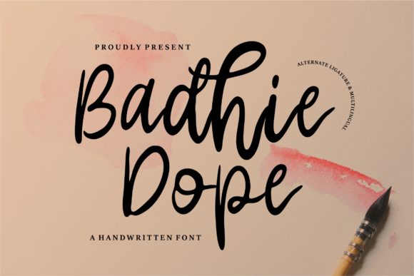 Badhie Dope Font Review: A Hipster Script for Modern Brands