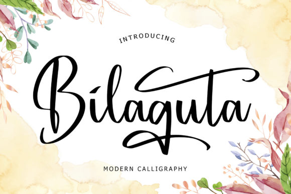 Bilaguta: A Modern Handwritten Font for Editorial Design