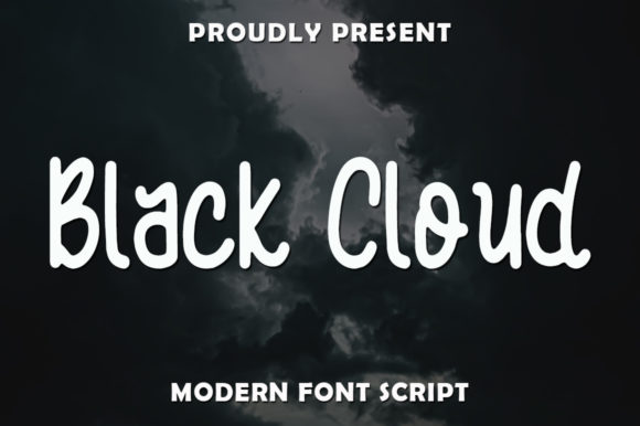 Black Cloud: A Handwritten Font for Makers