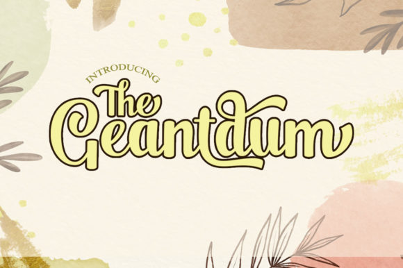 Boost Campaign Clarity with The Geantdum Typeface