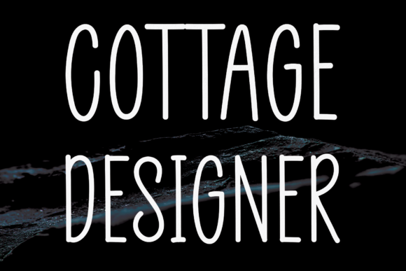 Cottage Designer: A Handwritten Font for Polished Branding