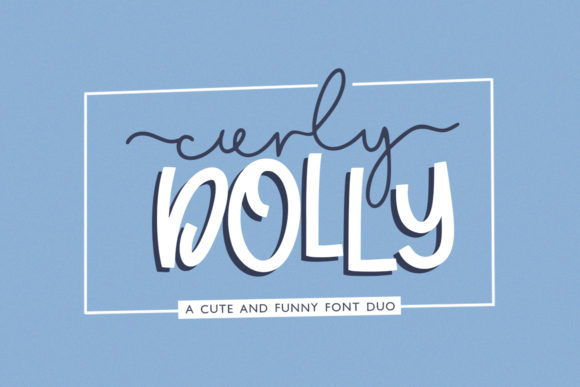 Curly Dolly: A Playful Typeface for Modern Editorial Design