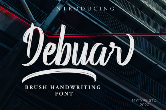 Debuar Font: A Flowing Script for Editorial Design