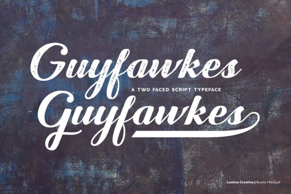 Designing with Guyfawkes: A Warm Script Font for Editors