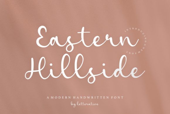 Eastern Hillside: A Delicate Script Font for Handmade Goods