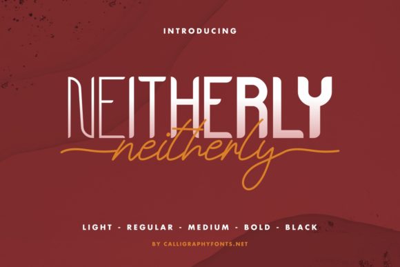 Elevate Your Web Design with the Neitherly Typeface