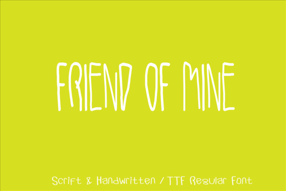 Friend of Mine Font Review: A Web Designer's Take