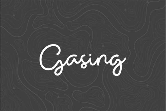 Gasing: A Handwritten Typeface for Gentle Editorial Design