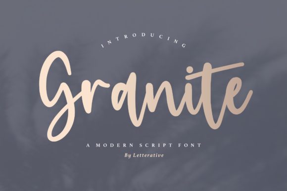 Granite: The Handwritten Font That Elevates Small Business Brands
