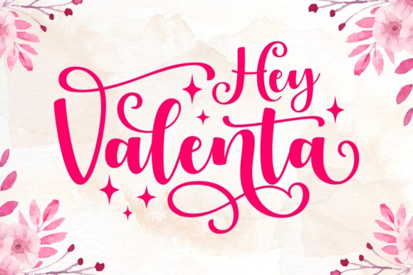 Hey Valenta: A Modern Script Typeface for Web Design