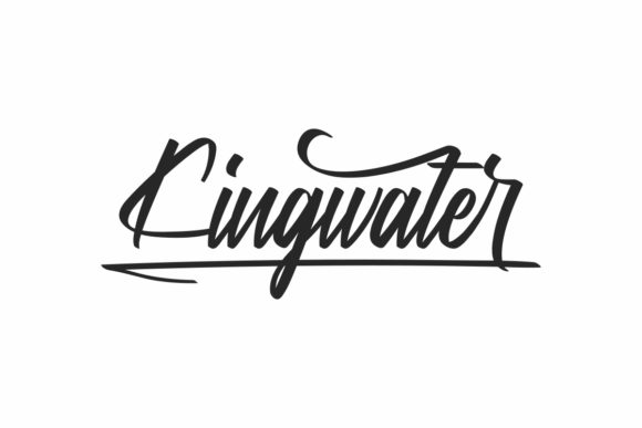 Kingwater Font Review: A Brush Typeface for Web Heroes