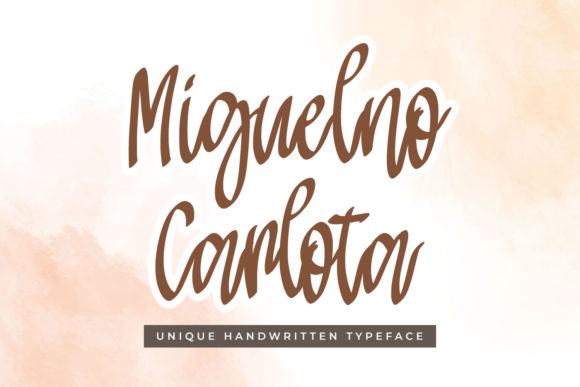 Miguelno Carlota: A Joyful Script Font for Editorial Design
