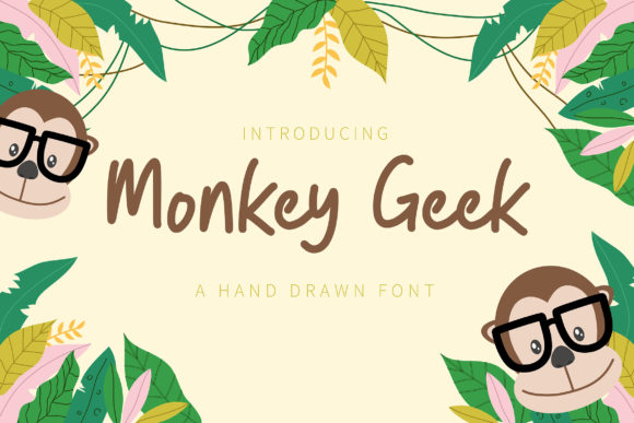 Monkey Geek: A Quirky Script for Bold Brand Identity
