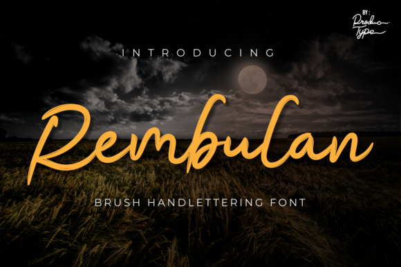 Rembulan: A Whimsical Handwritten Font for Modern Web Design