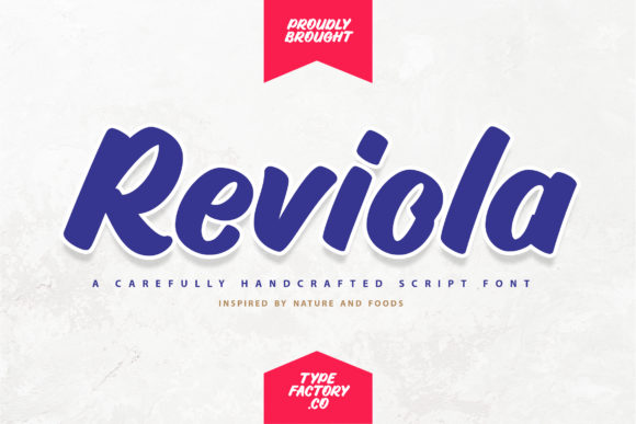 Reviola: The Handwritten Font That Elevates Your Brand
