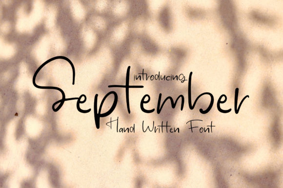 September Font: The Perfect Handwritten Typeface for Makers