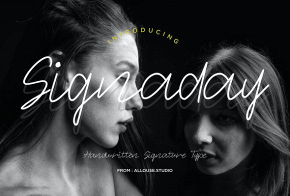 Signaday: The Handwritten Font That Polishes Your Brand