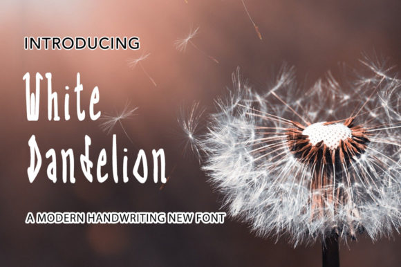 White Dandelion: A Handwritten Font for Modern Web Design